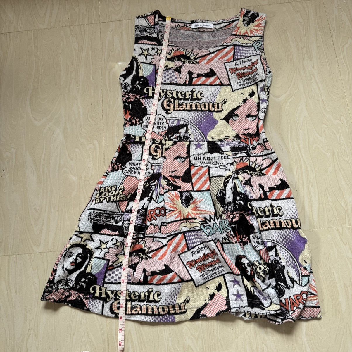 Hysteric Glamour × Japanese Brand × Vintage HYSTERIC GLAMOUR POPART MINI DRESS Size ONE SIZE - 7 Thumbnail