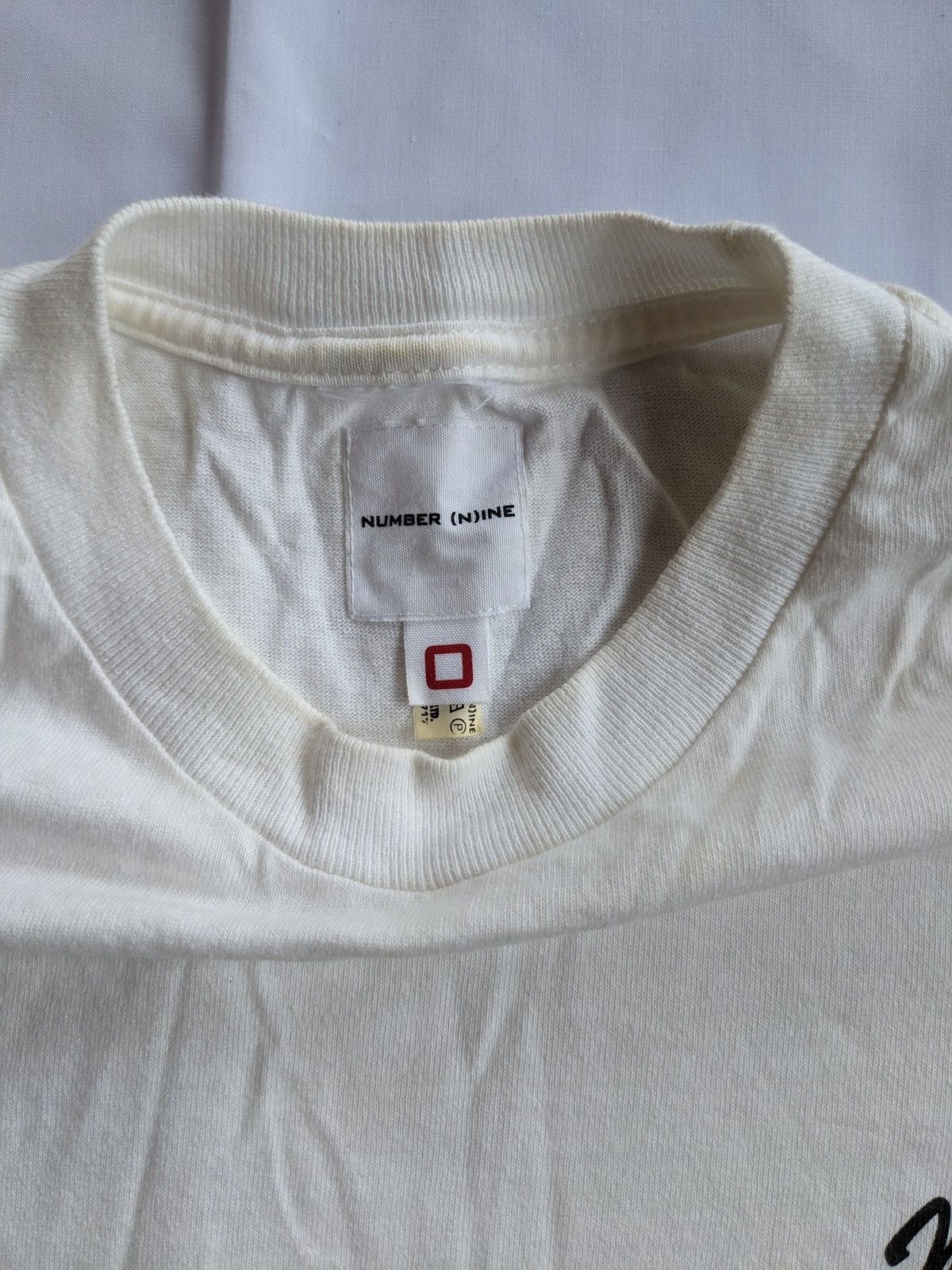 Number (N)ine Vintage 90s Number (N)ine number plain tee Size US XXS / EU 40 - 3 Thumbnail