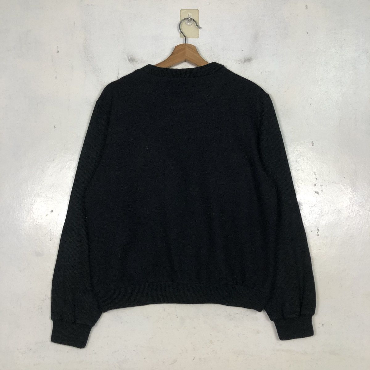 Issey Miyake 📌Vintage Sweatshirt Rich Black Asymmetrical Simple Life Size US M / EU 48-50 / 2 - 11 Thumbnail