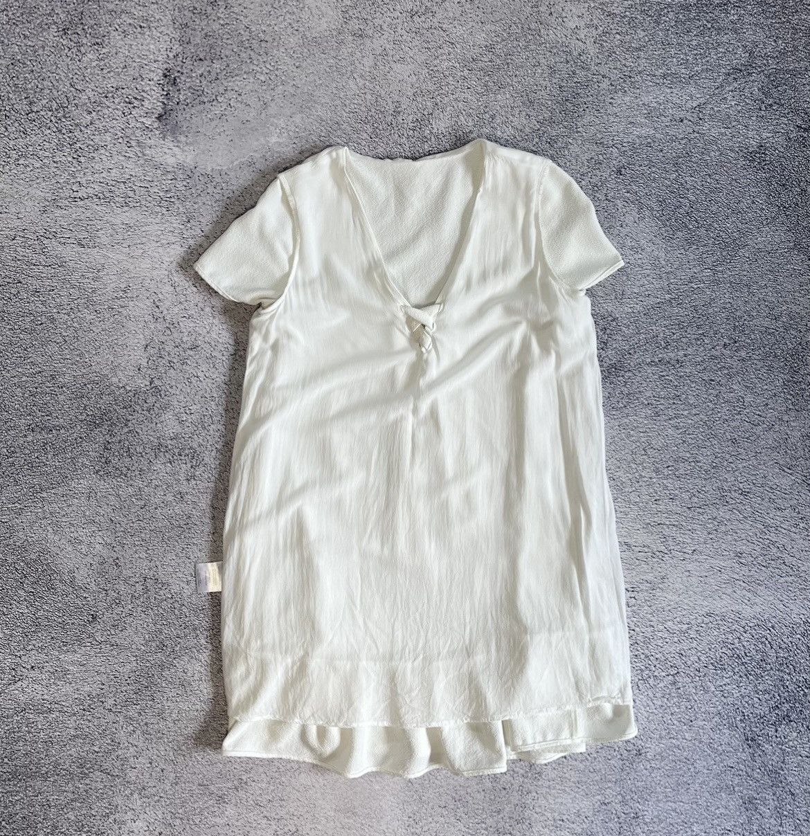Sezane Sezane Women’s Dress V- Neck Short Sleeve Made In Bulgaria Size S / US 4 / IT 40 - 10 Thumbnail