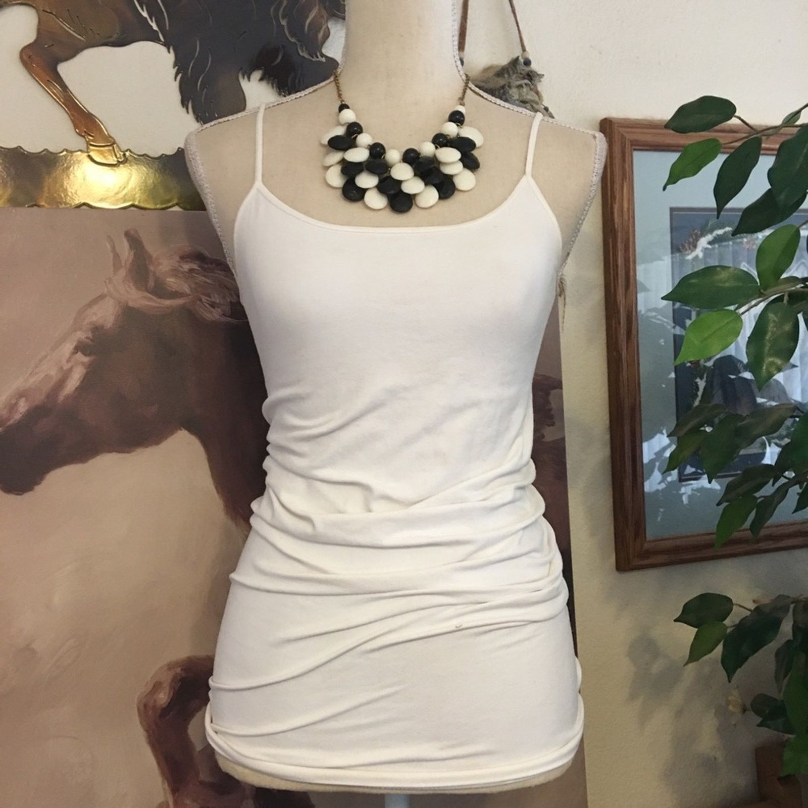 Jewelry Black and white multi layer beaded necklace Size ONE SIZE - 3 Thumbnail