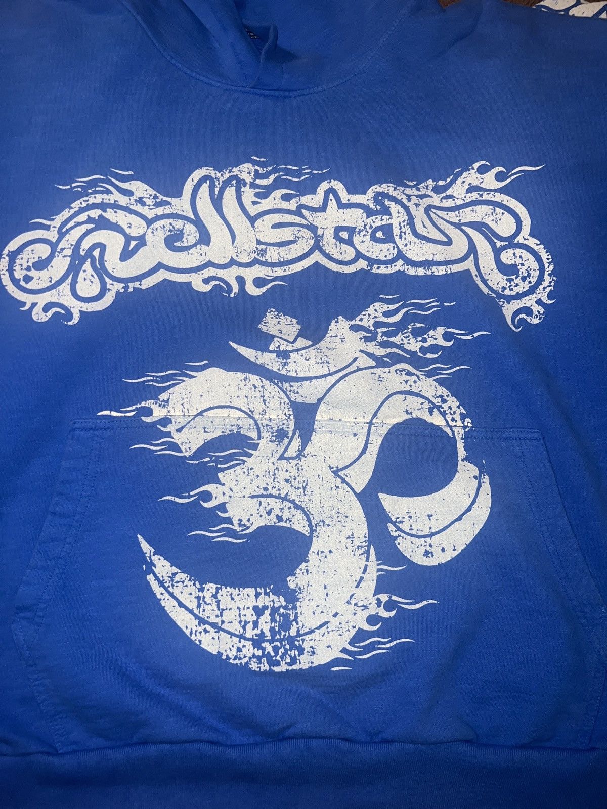 HELLSTAR × Streetwear Hellstar Yoga hoodie Blue XL | Grailed