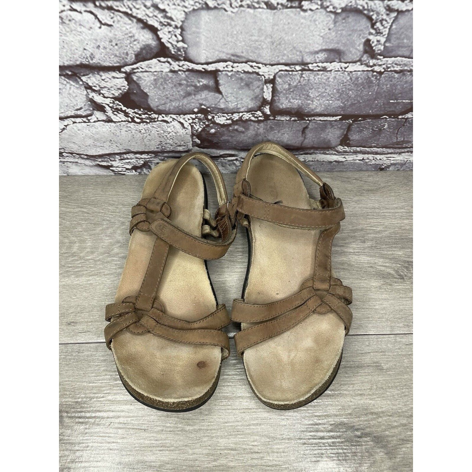 Teva Teva Ventura Cork Brown Ankle Strappy Casual Outdoor Sandals Size US 9 / IT 39 - 9 Thumbnail