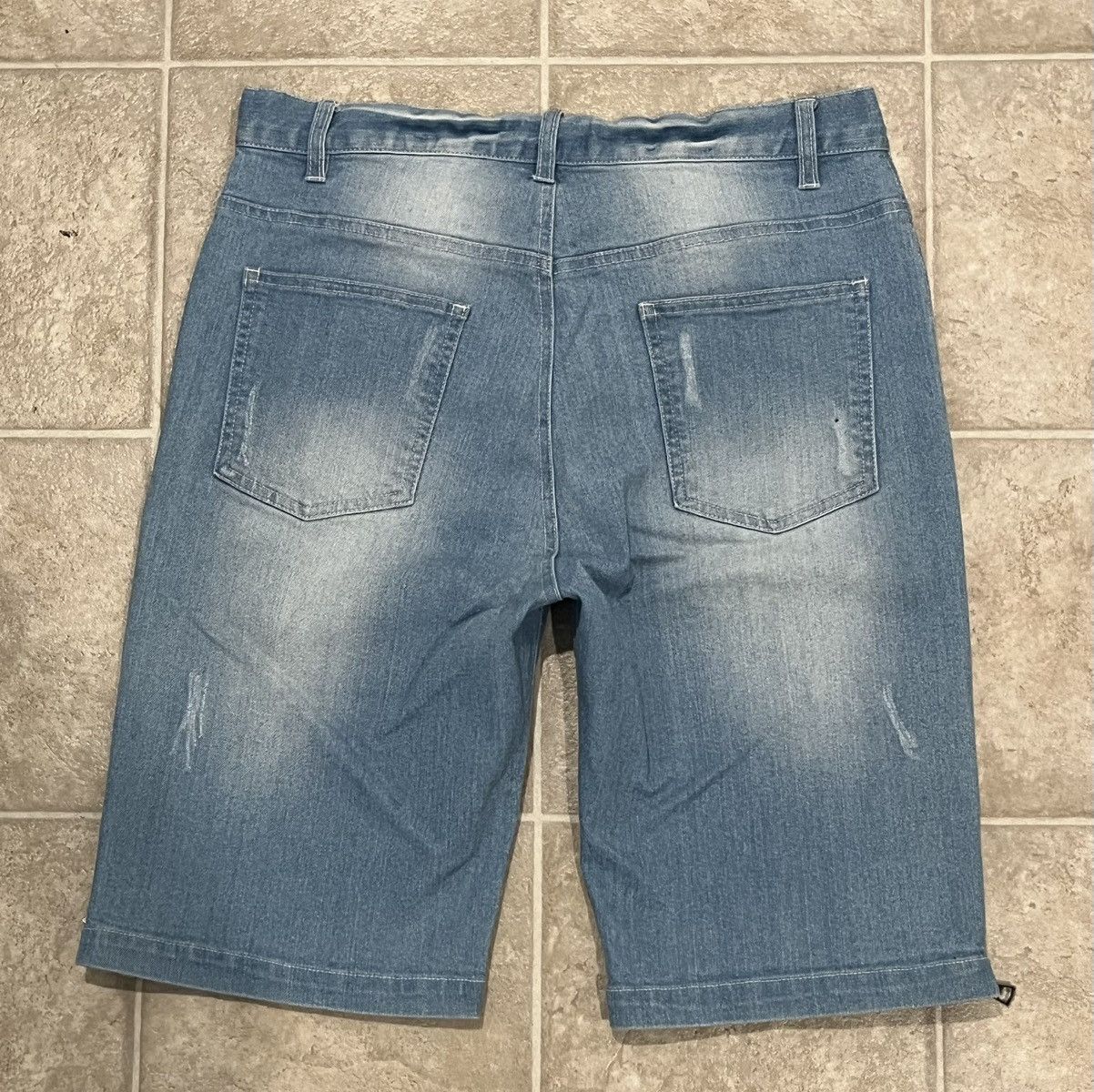 In The Attic “Double Fantasy” Denim Shorts Size US 29 - 4 Thumbnail