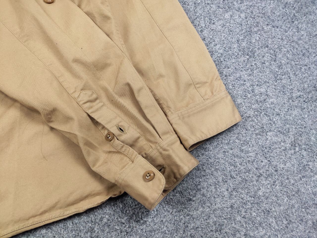 Folk Folk Design Camden Town Beige Logo Casual Button Down Shirt Size US L / EU 52-54 / 3 - 11 Thumbnail