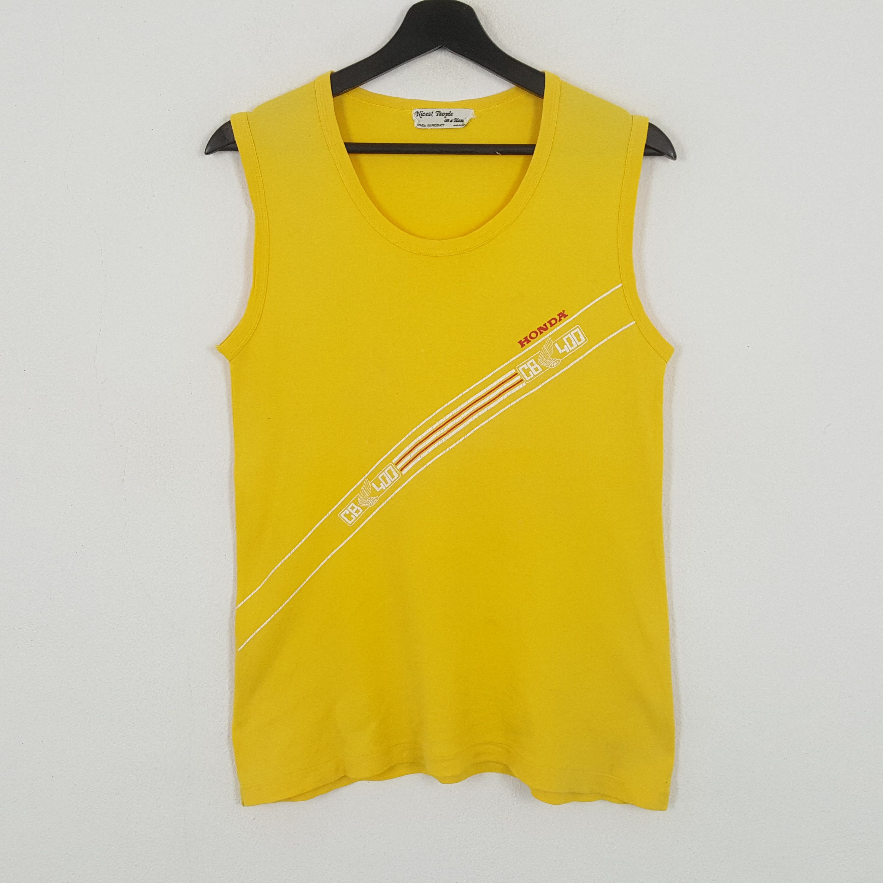 Honda × Japanese Brand HONDA CB 400 Sleeveless Tshirt Size US S / EU 44-46 / 1 - 1 Thumbnail