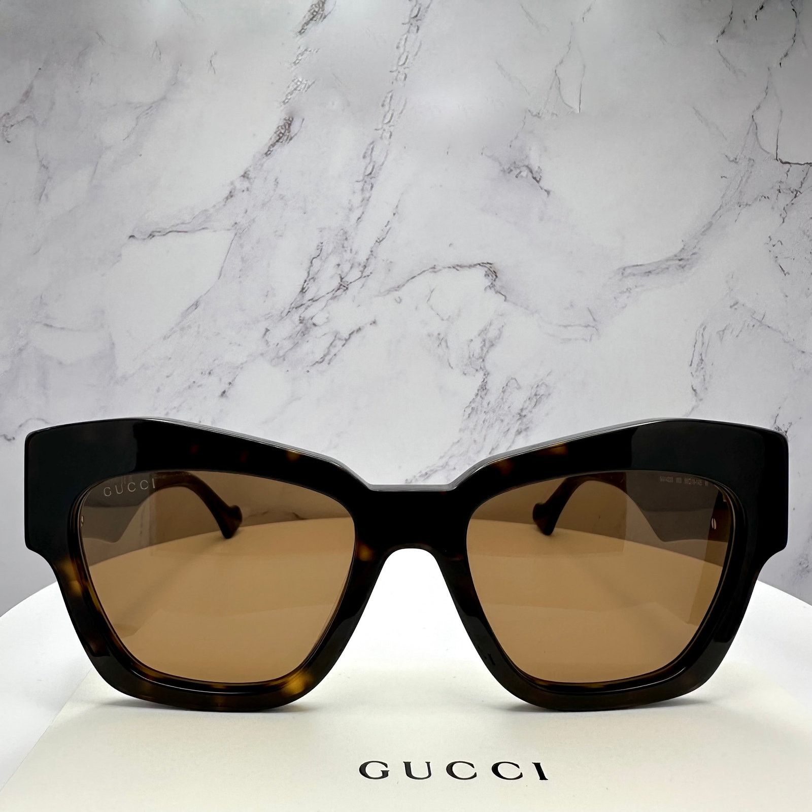 Gucci New Gucci Sunglasses Brown Size ONE SIZE - 5 Thumbnail