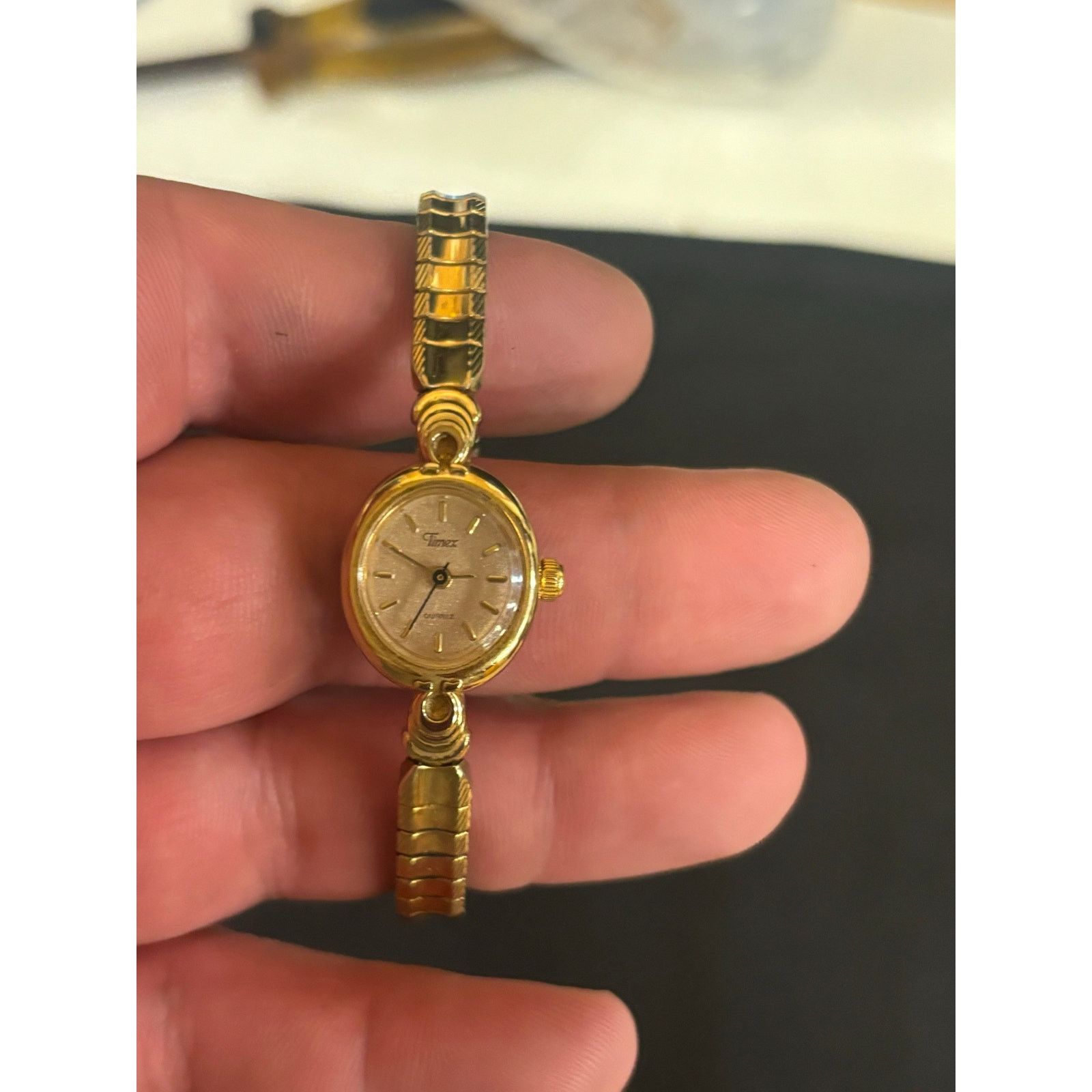 Timex Timex Gold Tone Women’s Watch! New Battery! Size ONE SIZE - 1 Thumbnail