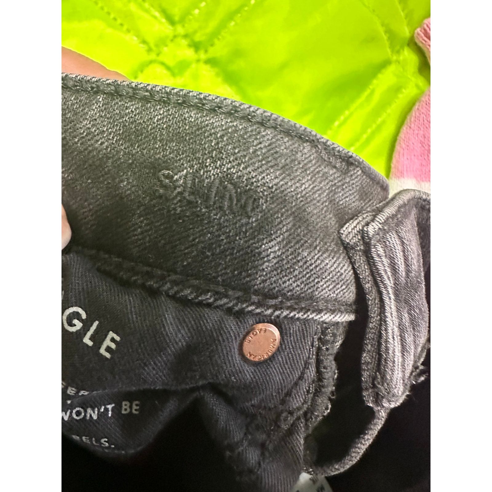 American Eagle Outfitters American Eagle Black Slim Jeans 28x32 Size US 28 / EU 44 - 10 Thumbnail