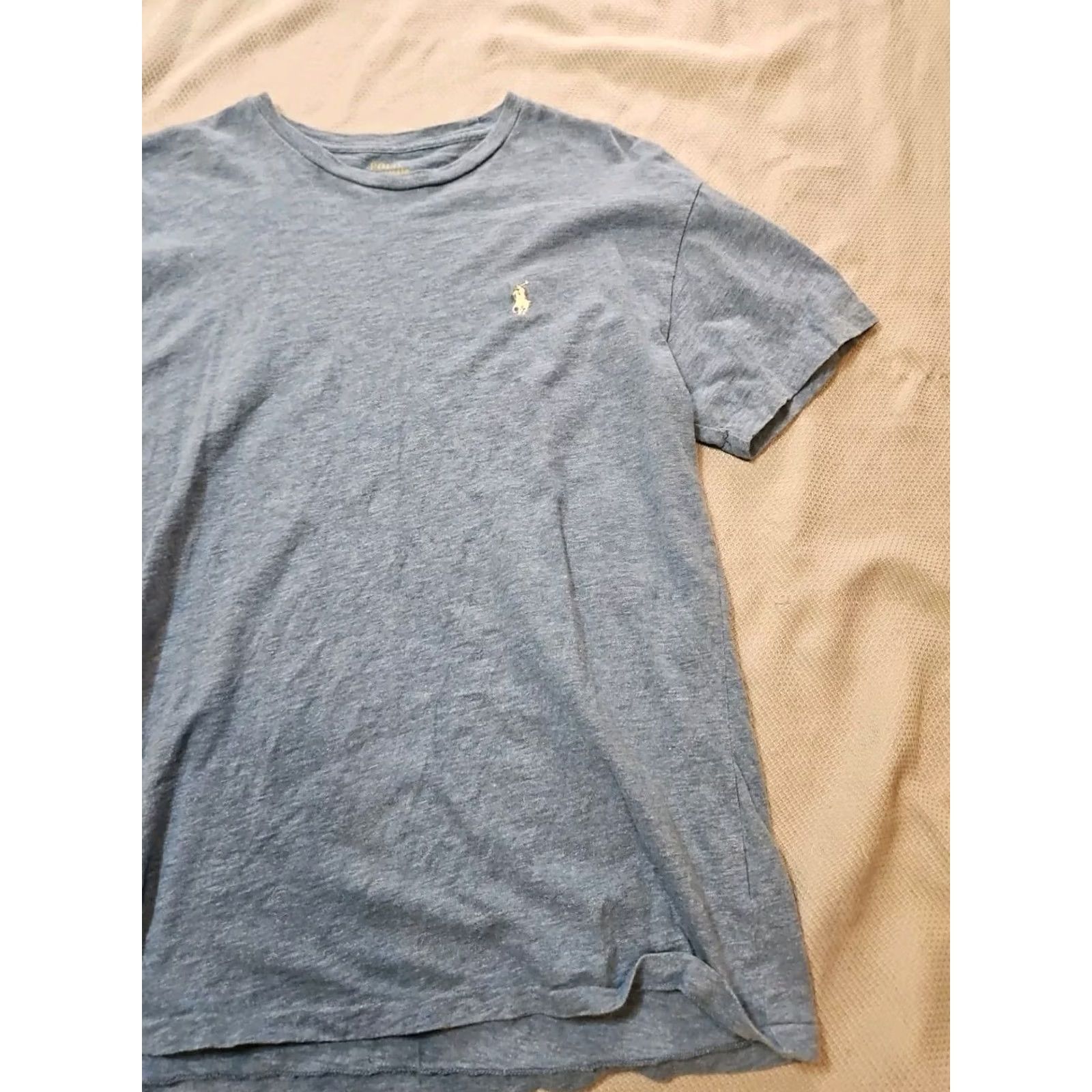 Polo Ralph Lauren Polo Ralph Lauren Shirt Mens S Blue Heather Crewneck Casual Cotton Knit Size US S / EU 44-46 / 1 - 5 Thumbnail
