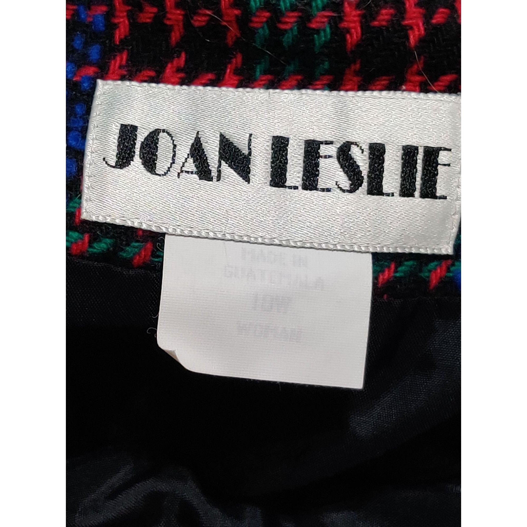 Vintage Vintage Joan Leslie 18W Plus Size 90s Plaid Wool Blend Blaze Size XXL / US 16-18 / IT 52-54 - 7 Thumbnail