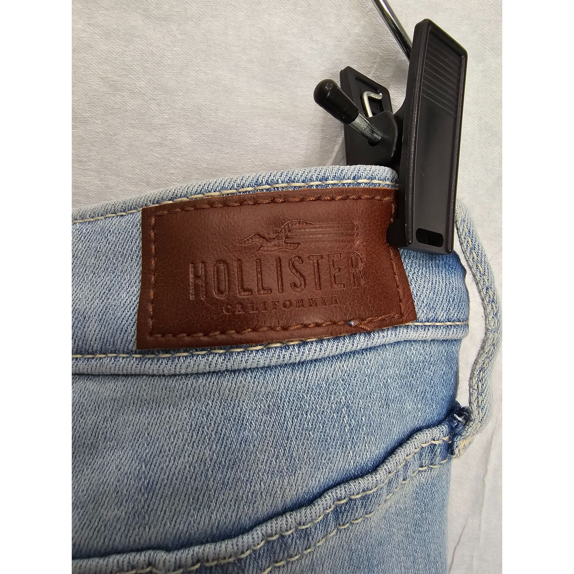 Hollister Hollister Distressed High-Rise Super Skinny Jeans Size 9 Lig Size 29" - 3 Thumbnail