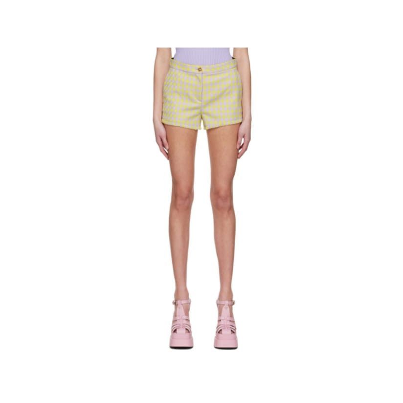 Versace o1y0226 Short in Yellow/Lilac Size 30" / US 8 / IT 44 - 1 Thumbnail