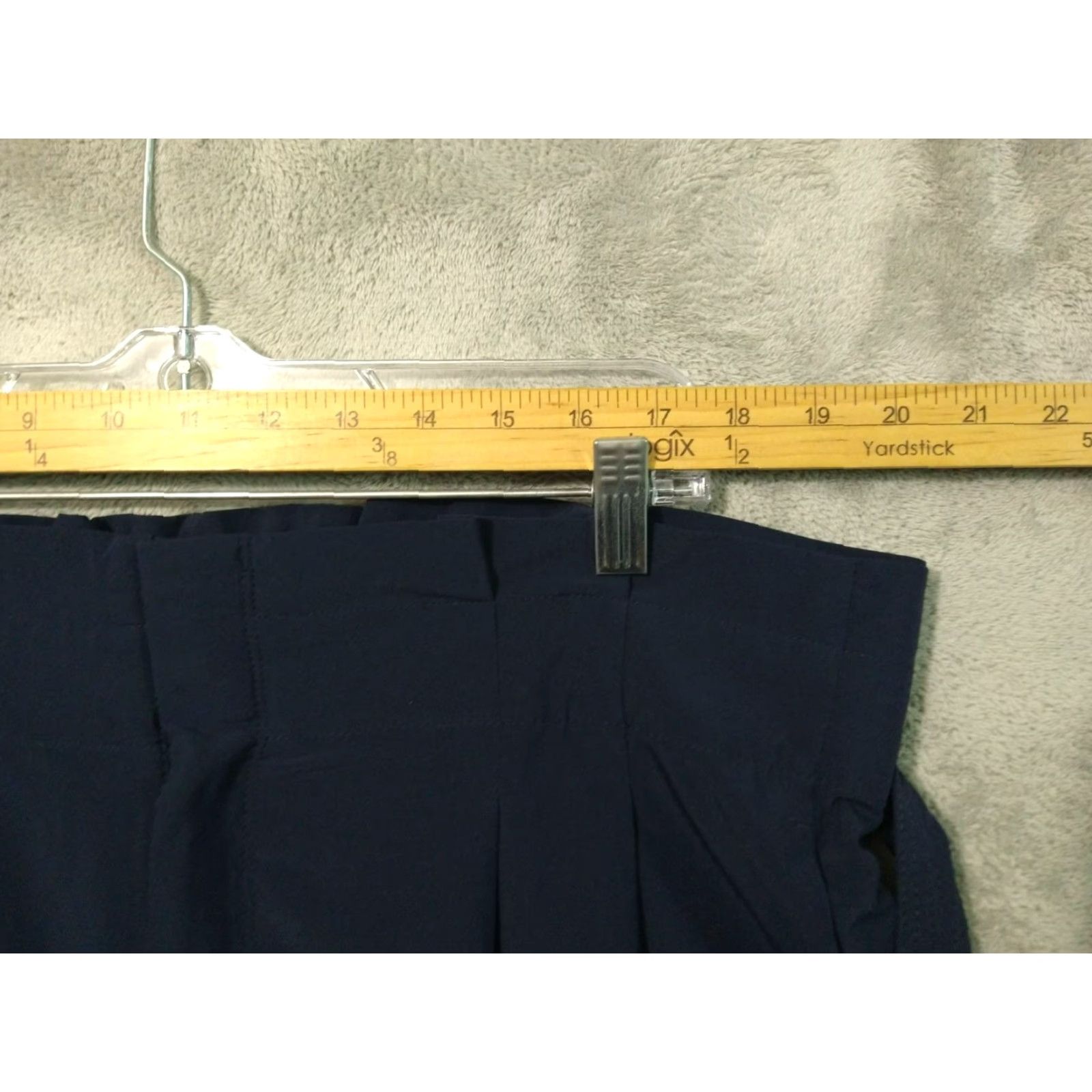 Athleta Athleta Pants Womens 18 Blue Skyline II Paperbag Pull On Crop Belted Stretch Size 40" / US 18 - 3 Thumbnail