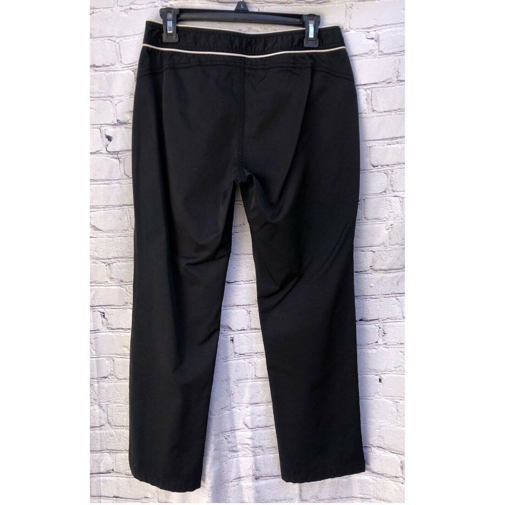 Mexx Mexx Black Pants Beige Trim Straight Leg Size 6 Size 28" / US 6 / IT 42 - 2 Thumbnail