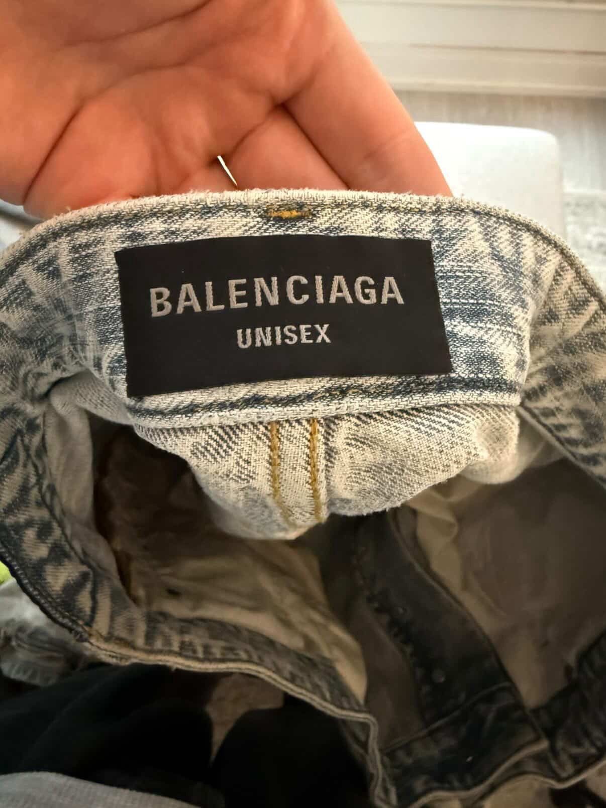 Balenciaga Balenciaga Bleached Ring Denim Size US 30 / EU 46 - 4 Thumbnail