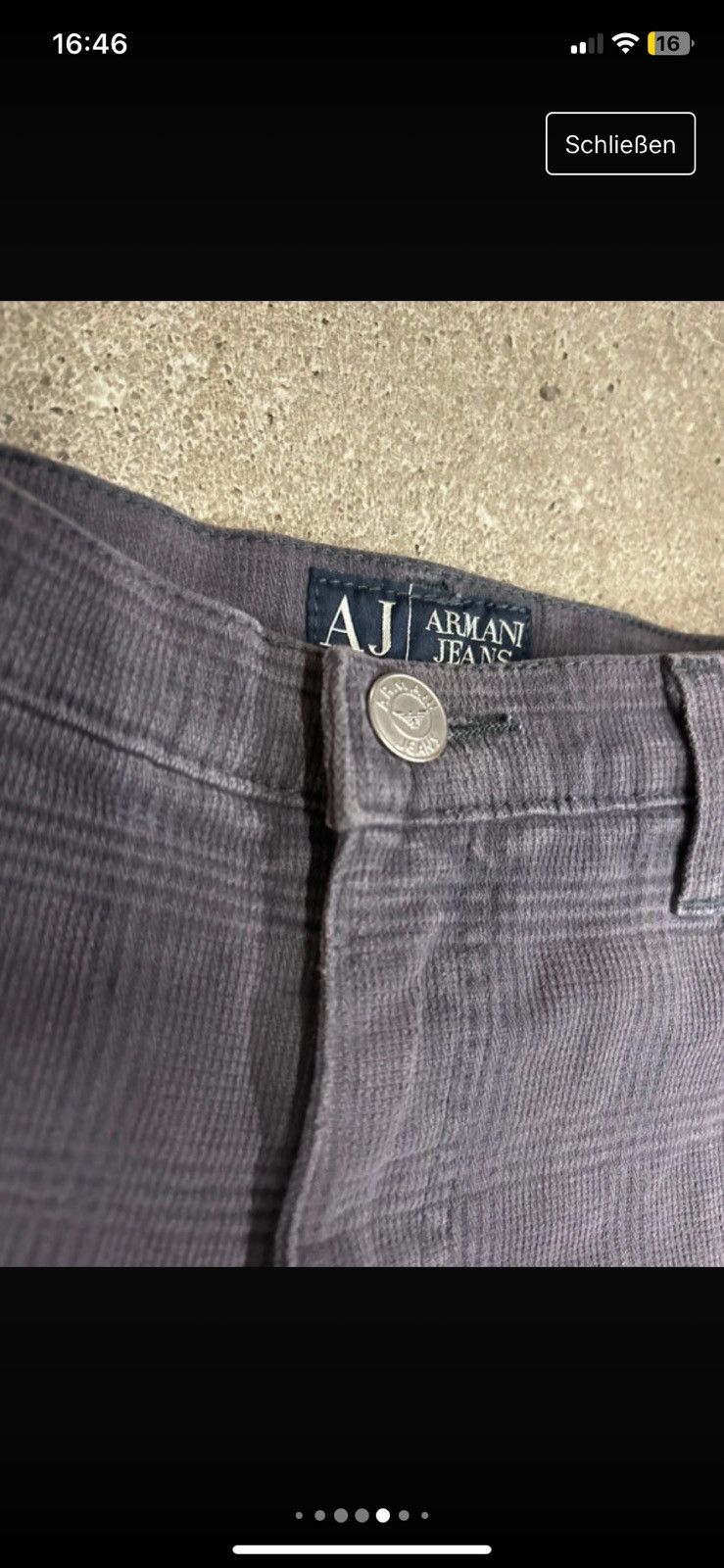 Armani Armani Jeans with Design | Size 29 Size US 29 - 7 Thumbnail