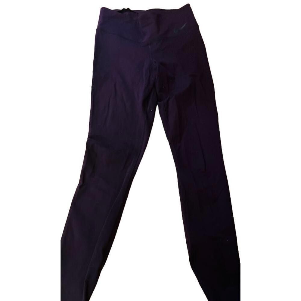 Nike Nike Dri-FIT Compression Leggings - Small Purple Size 28" / US 6 / IT 42 - 1 Thumbnail