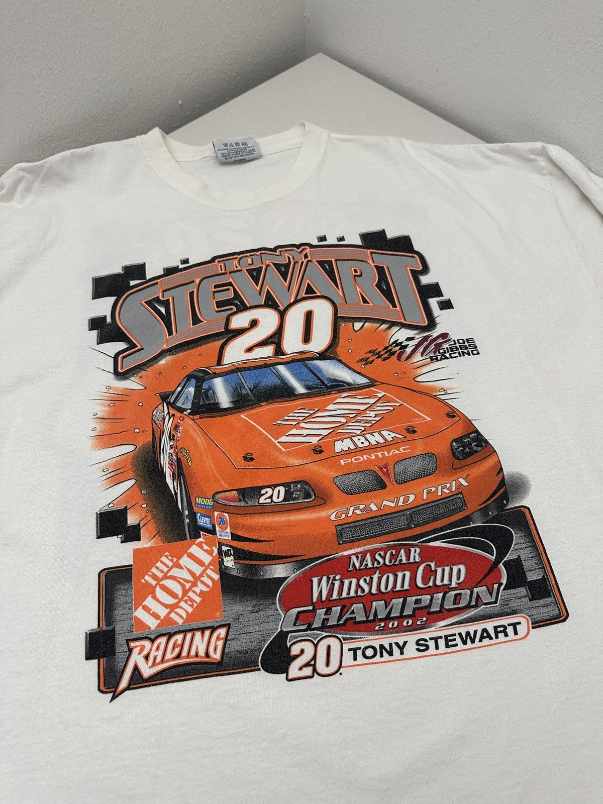 NASCAR Vintage 2002 Tony Stewart NASCAR TShirt Chase Authentics 2XL Size US XXL / EU 58 / 5 - 5 Thumbnail