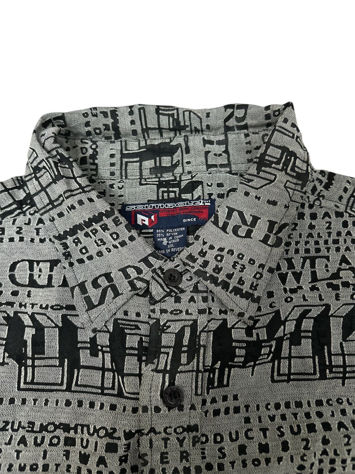GOA 2000s Southpole Riveted Shirt Y2K Goa Lgb Kmrii Jnco Style Size US XXL / EU 58 / 5 - 4 Thumbnail