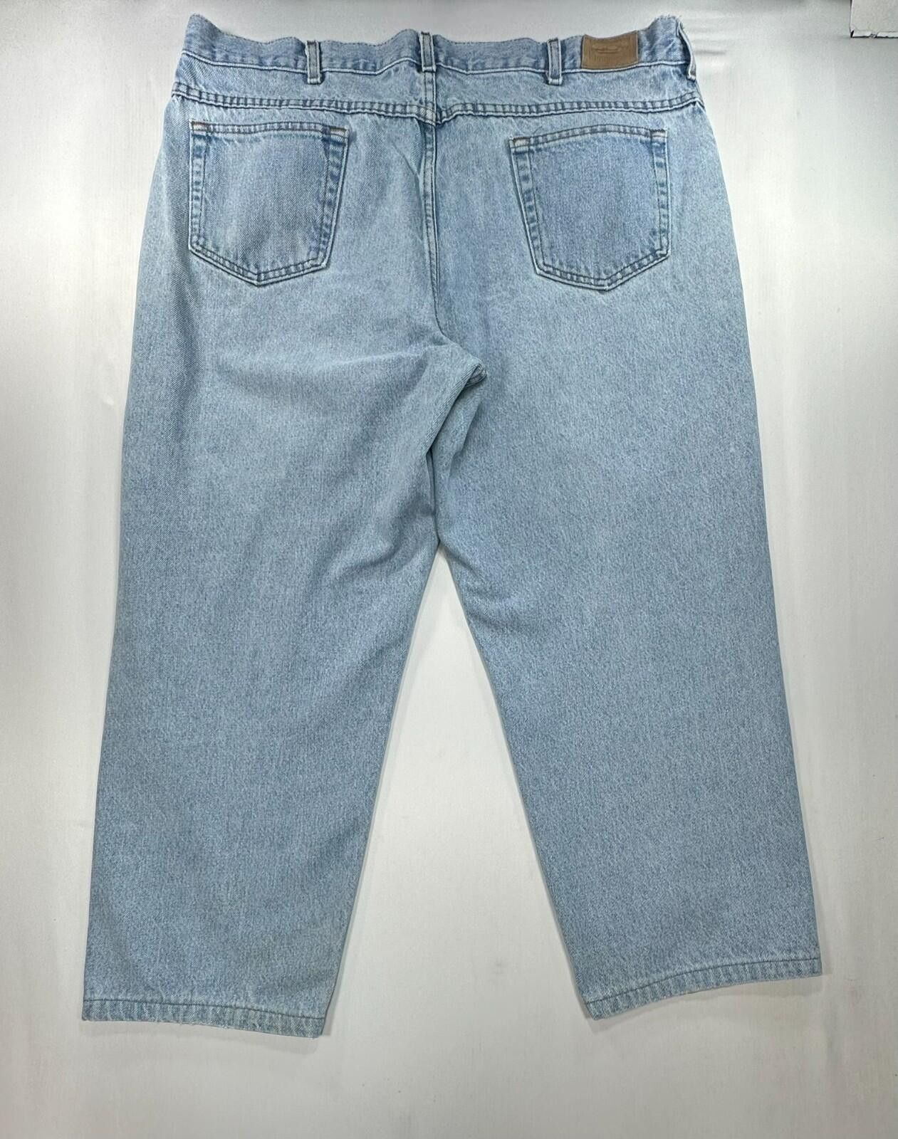 L.L. Bean LL Bean Straight Leg 5-Pocket Denim Jeans Blue Mens 40/28 Size US 40 / EU 56 - 2 Thumbnail