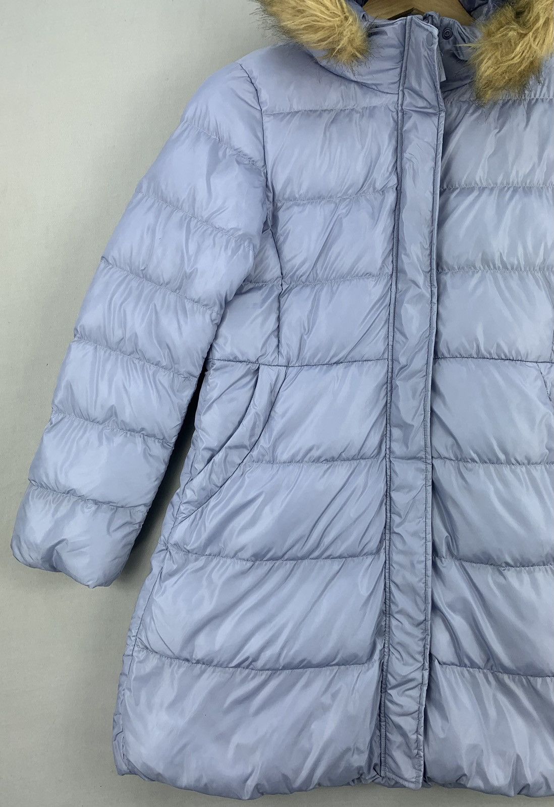 Japanese Brand × Uniqlo Uniqlo Winter Faux Fur Puffer Hoodie Down Jacket Size ONE SIZE - 4 Thumbnail