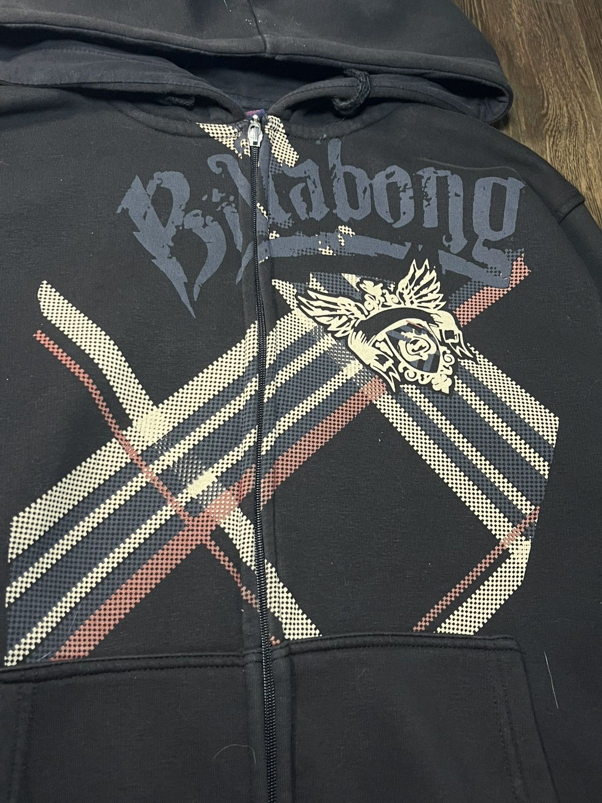 Billabong Vintage Billabong Zip Up Size US XL / EU 56 / 4 - 2 Thumbnail