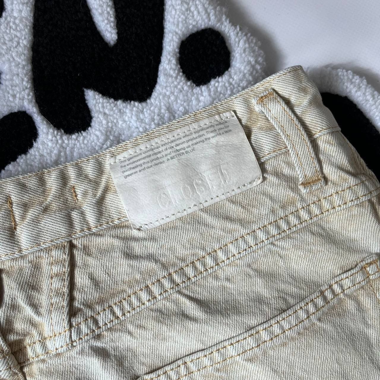 CLOSED Milano Closed Jeans Candiani Denim Pants Washed Effect Size 27" / US 4 / IT 40 - 7 Thumbnail