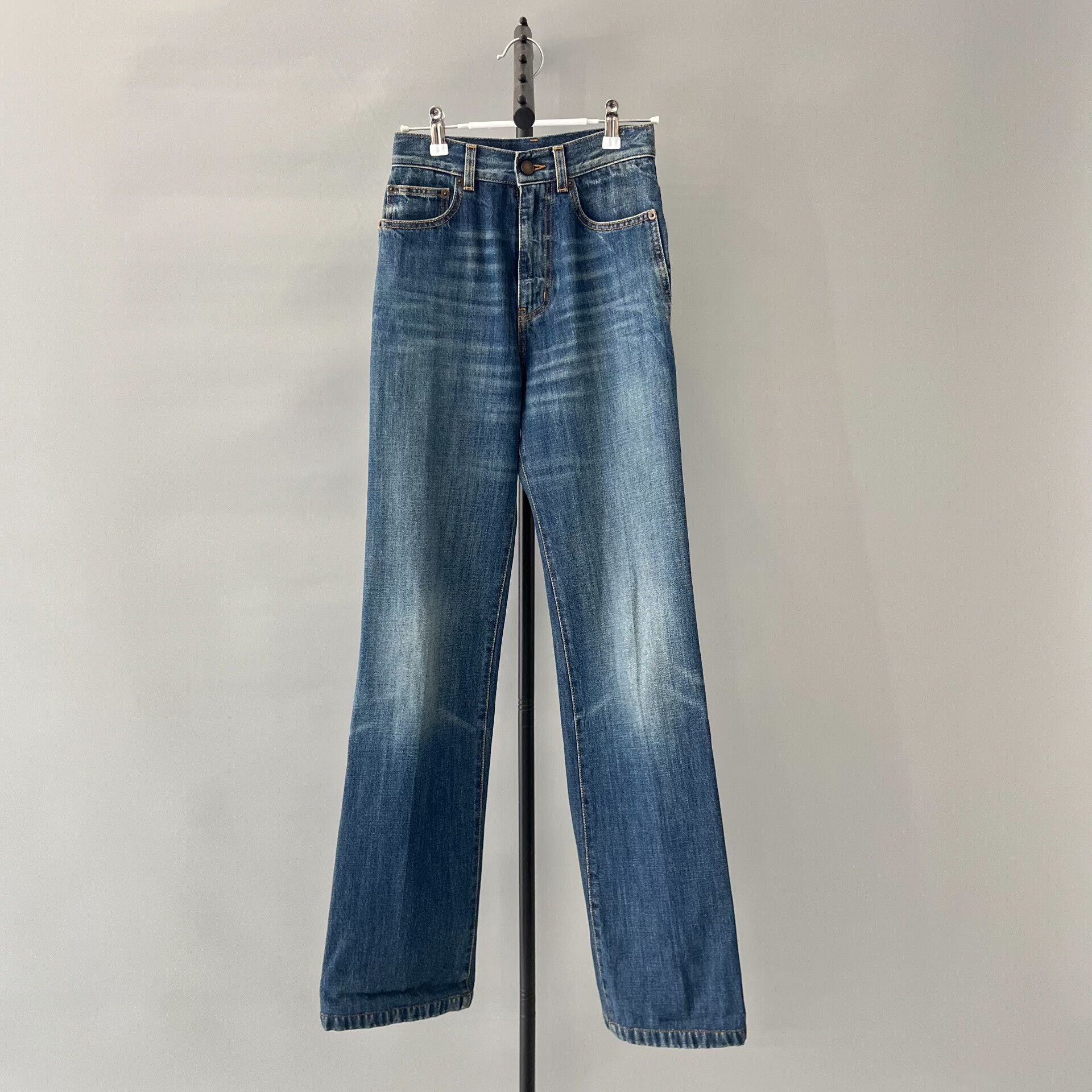 Saint Laurent Paris Pre-owned Saint Laurent Women's Blue Jeans Size 25" / US 0 / IT 36 - 1 Thumbnail