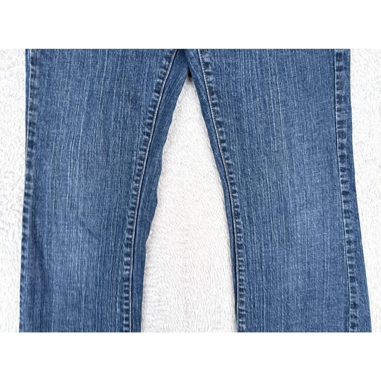 Calvin Klein VINTAGE Calvin Klein Jeans Women Blue Low Rise Flare Denim Bootcut 2 28x27 Size 26" / US 2 / IT 38 - 3 Thumbnail