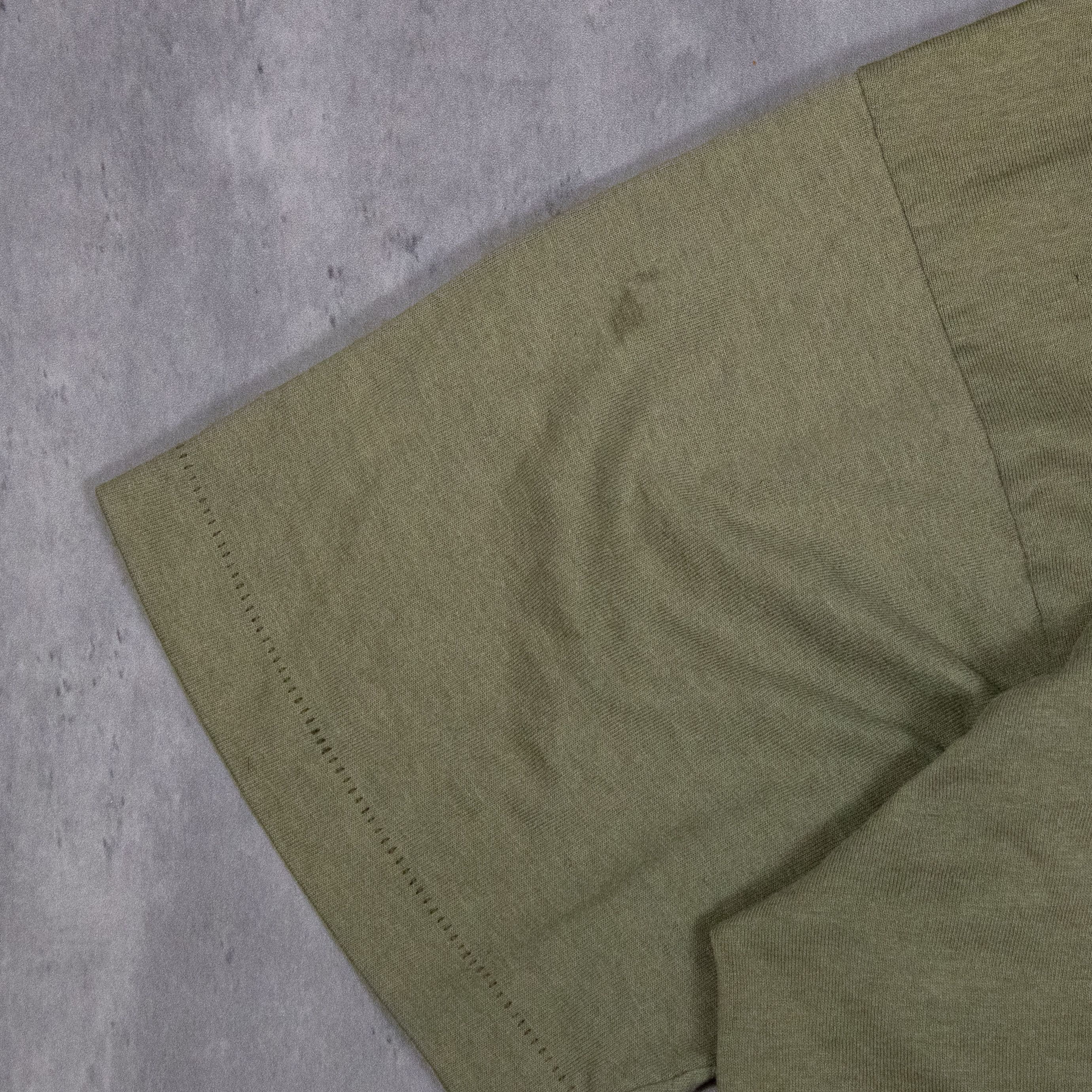 Fruit Of The Loom × Vintage Vintgae 1990s Hope Bay Bible Single Stitch Olive Tee Size US XL / EU 56 / 4 - 5 Thumbnail