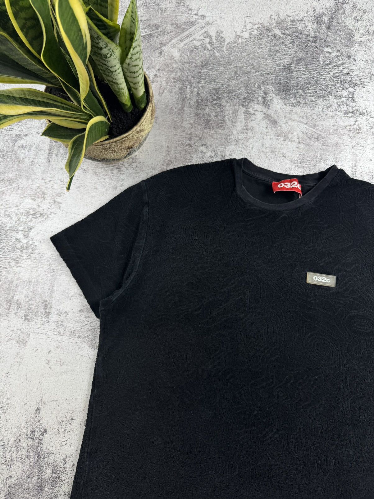 032c 032c Monogram Logo Men’s Large Black Hip Hop Rap Cotton T Shirt Tee Jersey Size US L / EU 52-54 / 3 - 5 Thumbnail