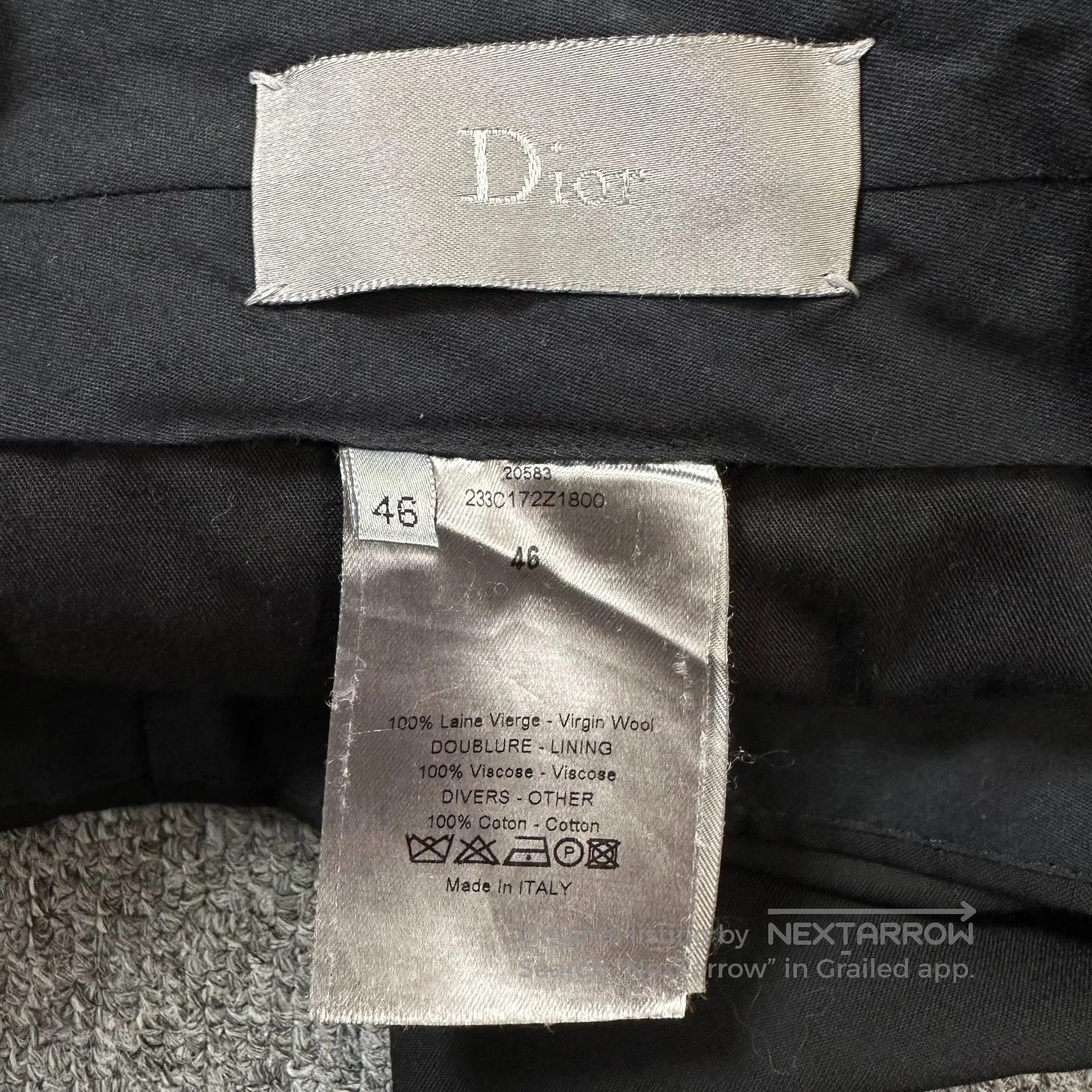 Dior Dior Side Color-Blocked Trousers. Size US 30 / EU 46 - 4 Thumbnail