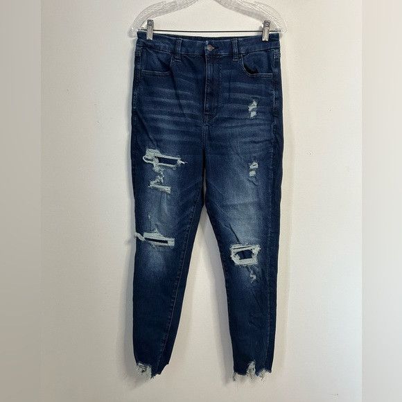 American Eagle Outfitters American Eagle Curvy Highest Rise Jeggings Size 34" / US 12 / IT 48 - 1 Thumbnail