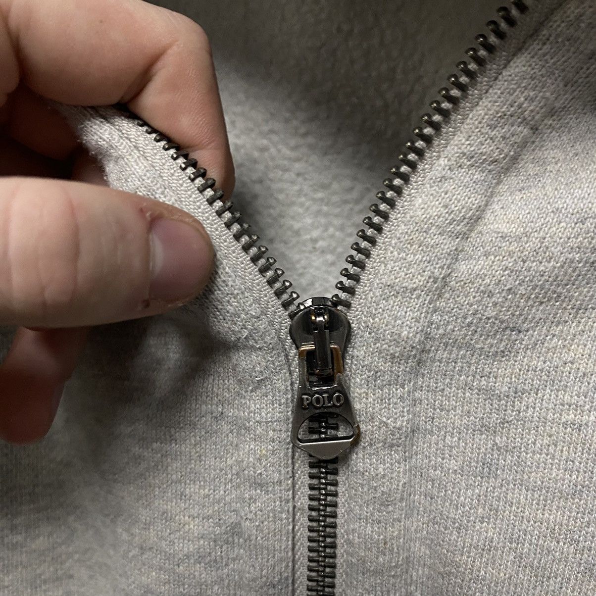 Polo Ralph Lauren Polo Ralph Lauren Zip Hoodie Gray Vintage Size US M / EU 48-50 / 2 - 6 Thumbnail