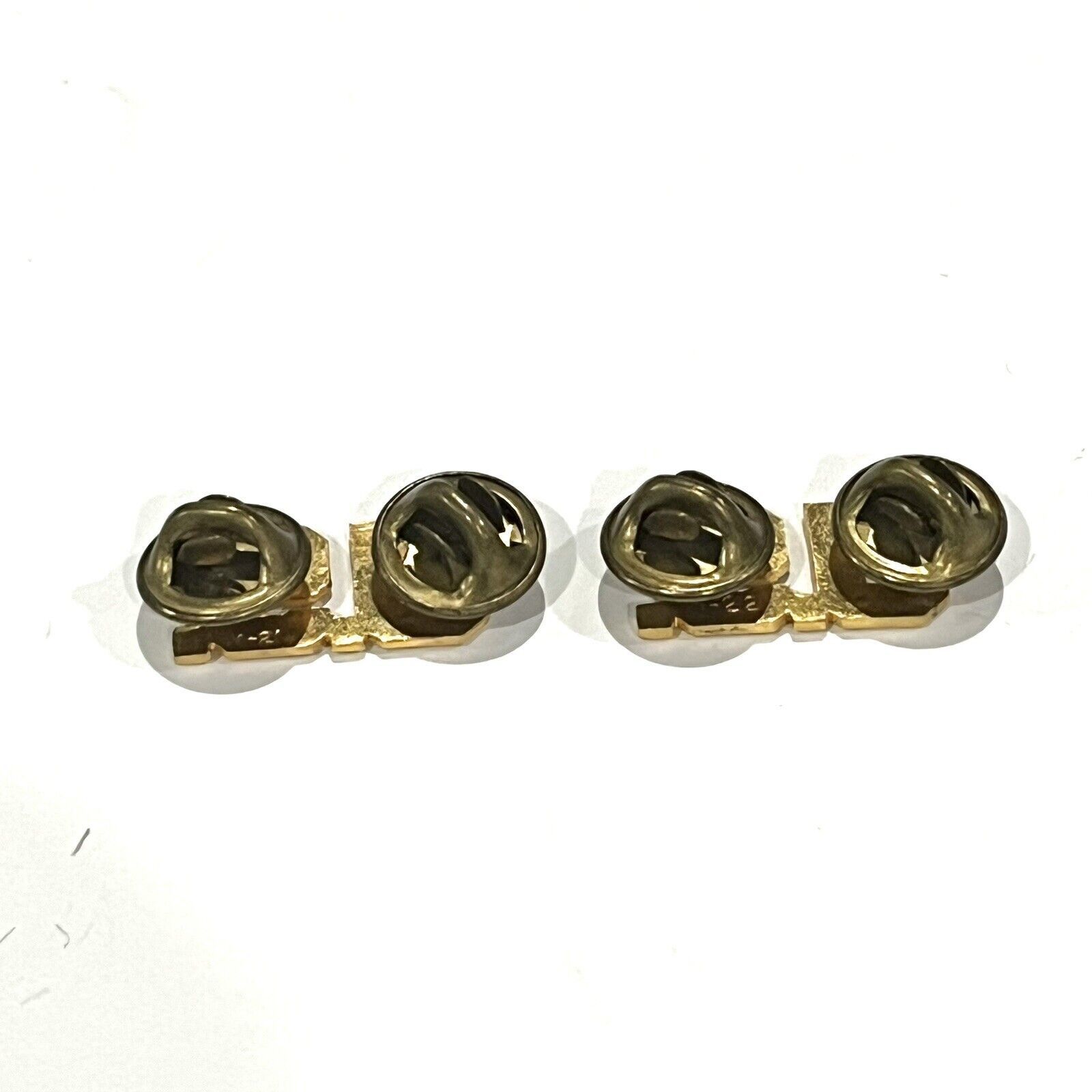 Other U.S. Military Uniform Dual Post Pin Gold-Brass Tone Set of 2 Size ONE SIZE - 3 Thumbnail