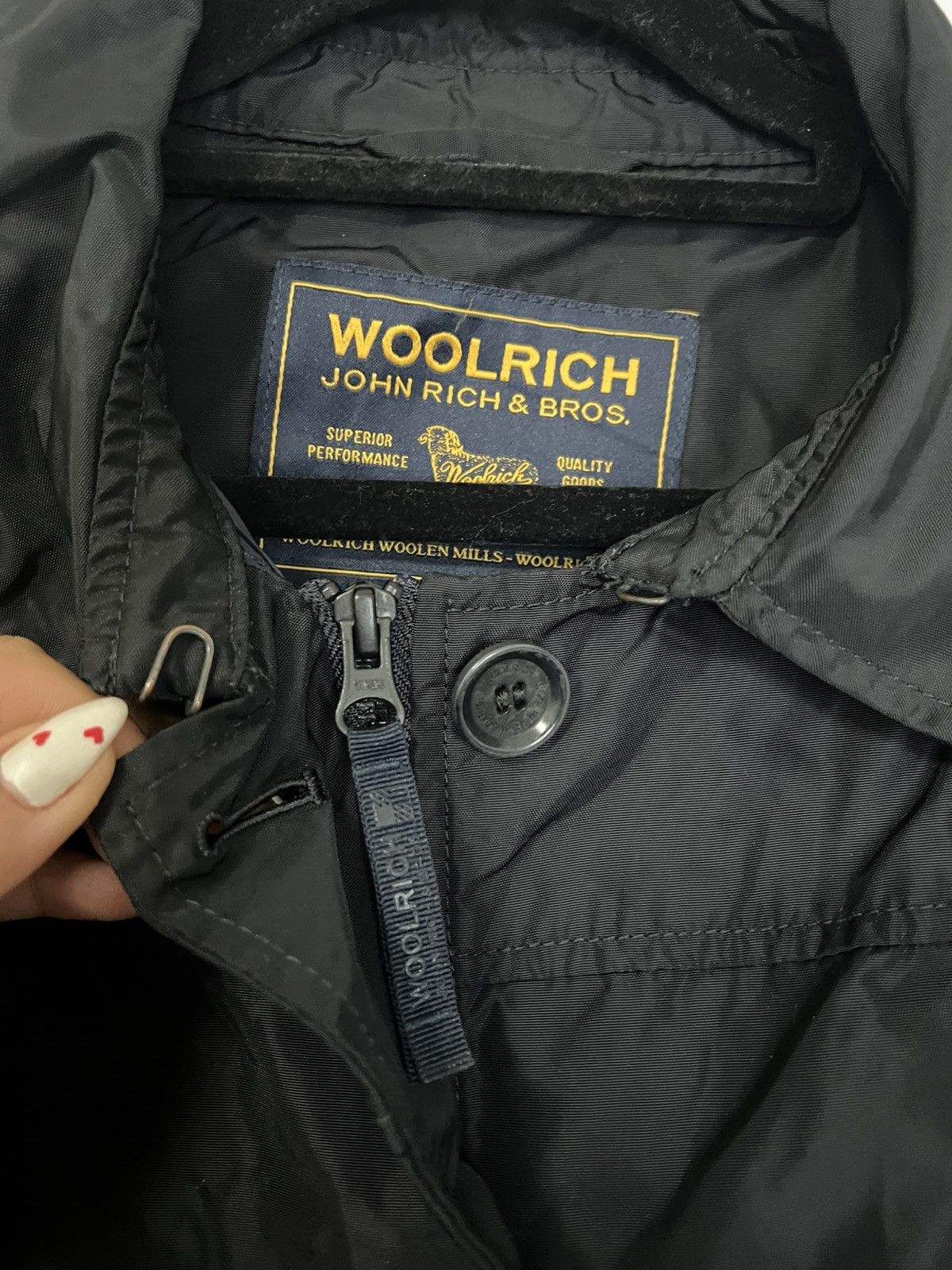 Woolrich Woolen Mills Black woolrich trench raincoat coat L Size L / US 10 / IT 46 - 3 Thumbnail