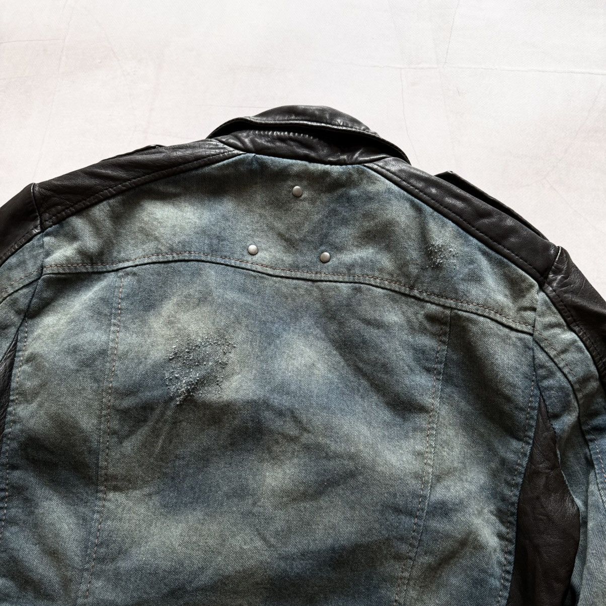 Hysteric Glamour × Undercover Gothic Leather Biker Distressed Jacket LGB Rick Owens Vibe Size US S / EU 44-46 / 1 - 14 Thumbnail