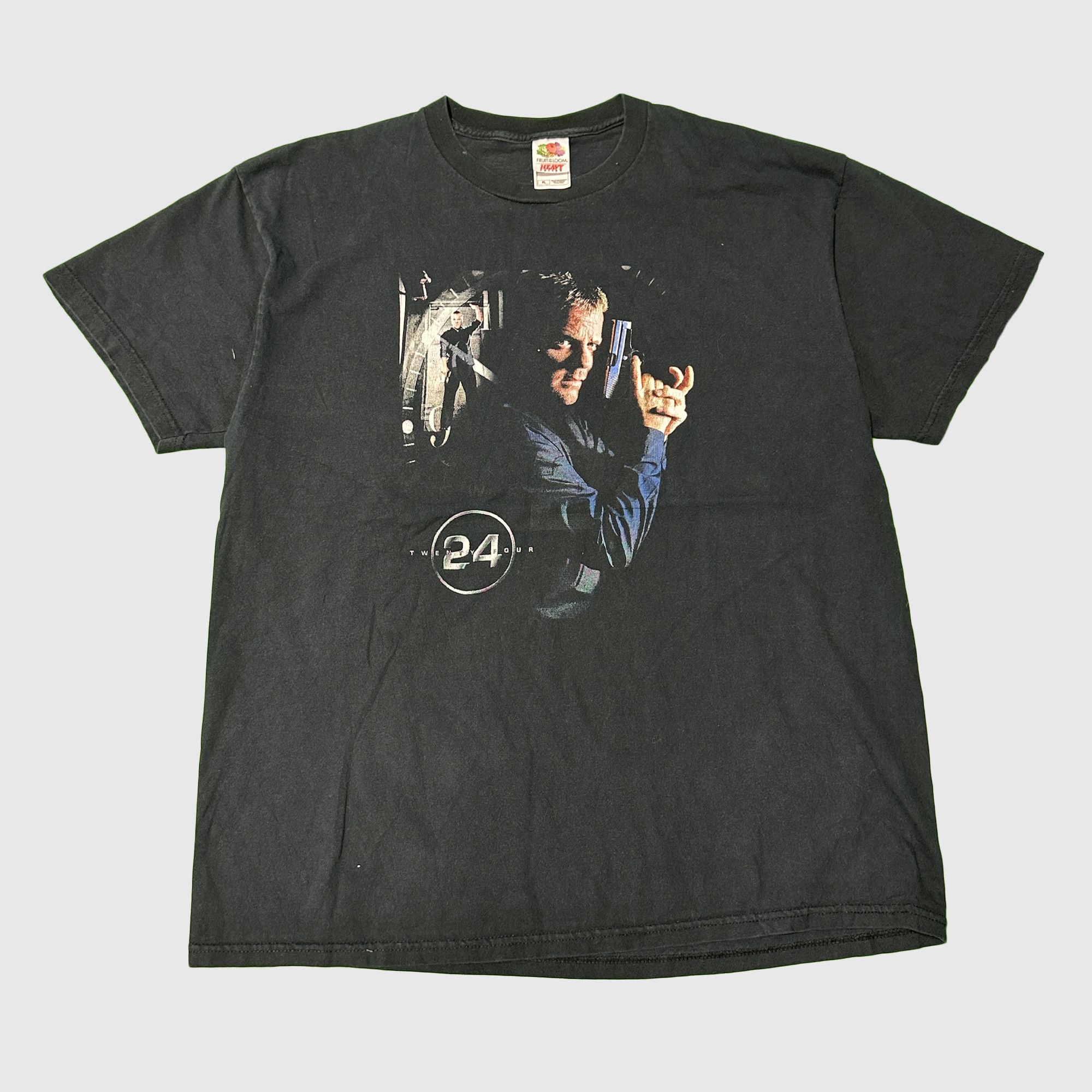 Fruit Of The Loom Vintage 24 TV Show Graphic T-Shirt Size XL Size US XL / EU 56 / 4 - 1 Thumbnail