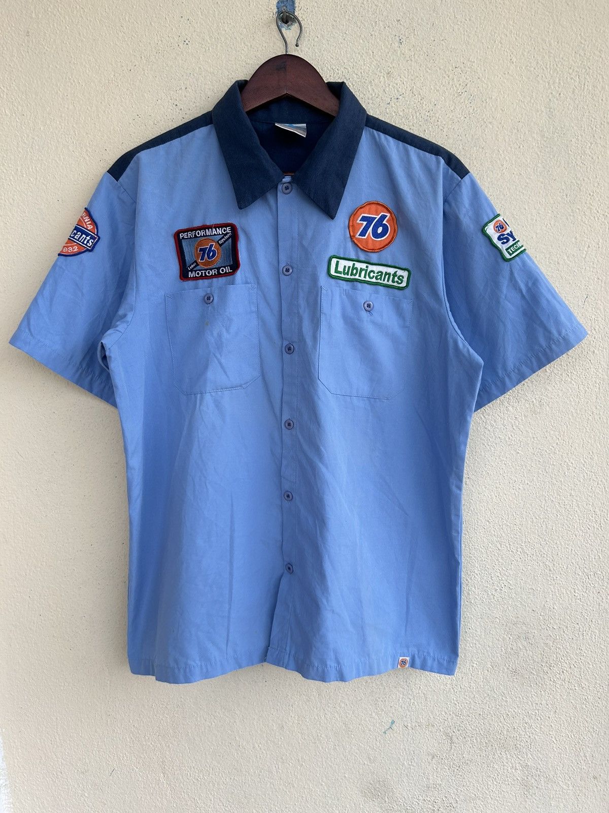 76 Lubricants Button Ups Shirt