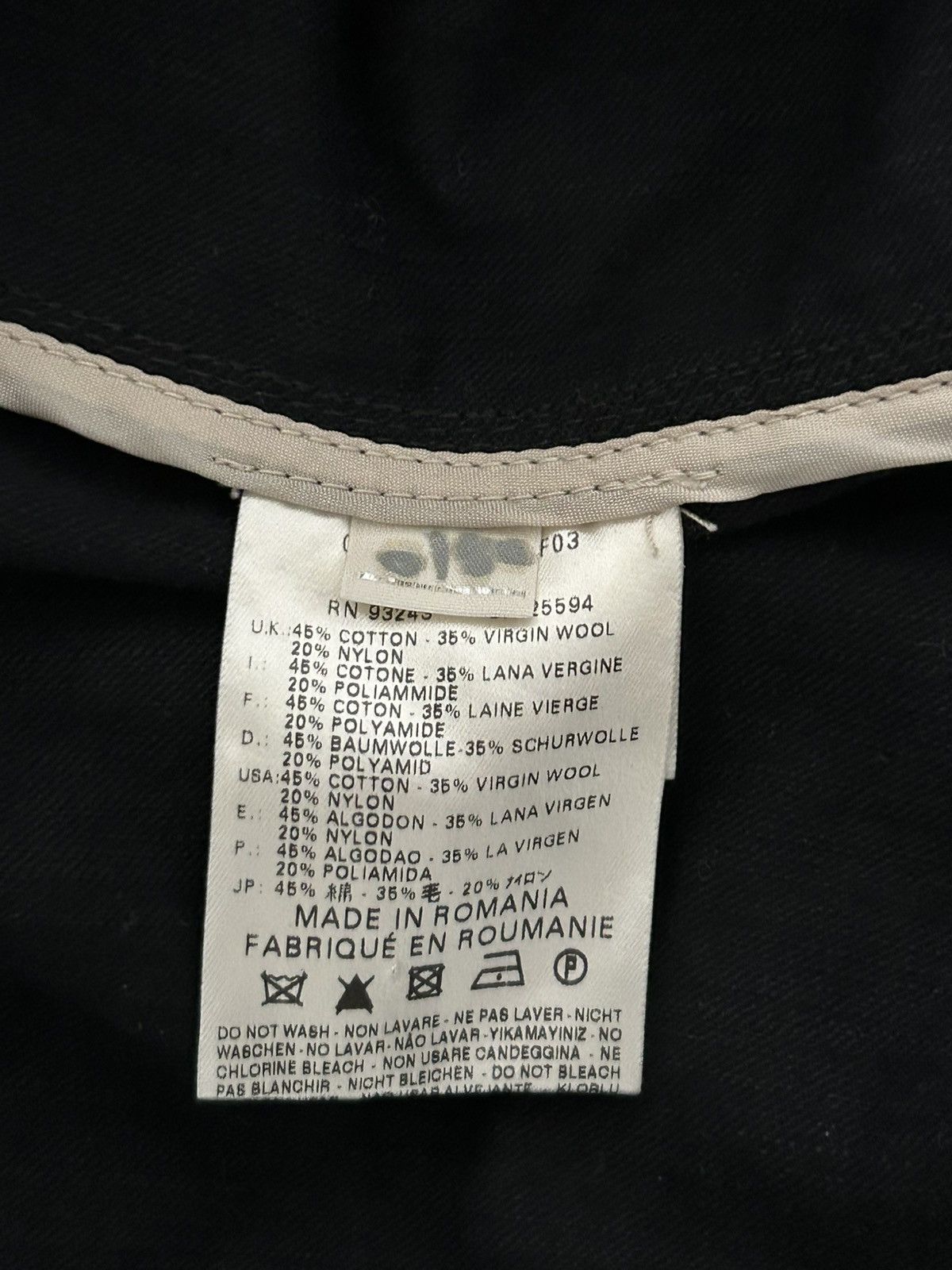 Diesel Diesel Black Label Coat/Blazer Wool Y2K Size US XL / EU 56 / 4 - 6 Thumbnail