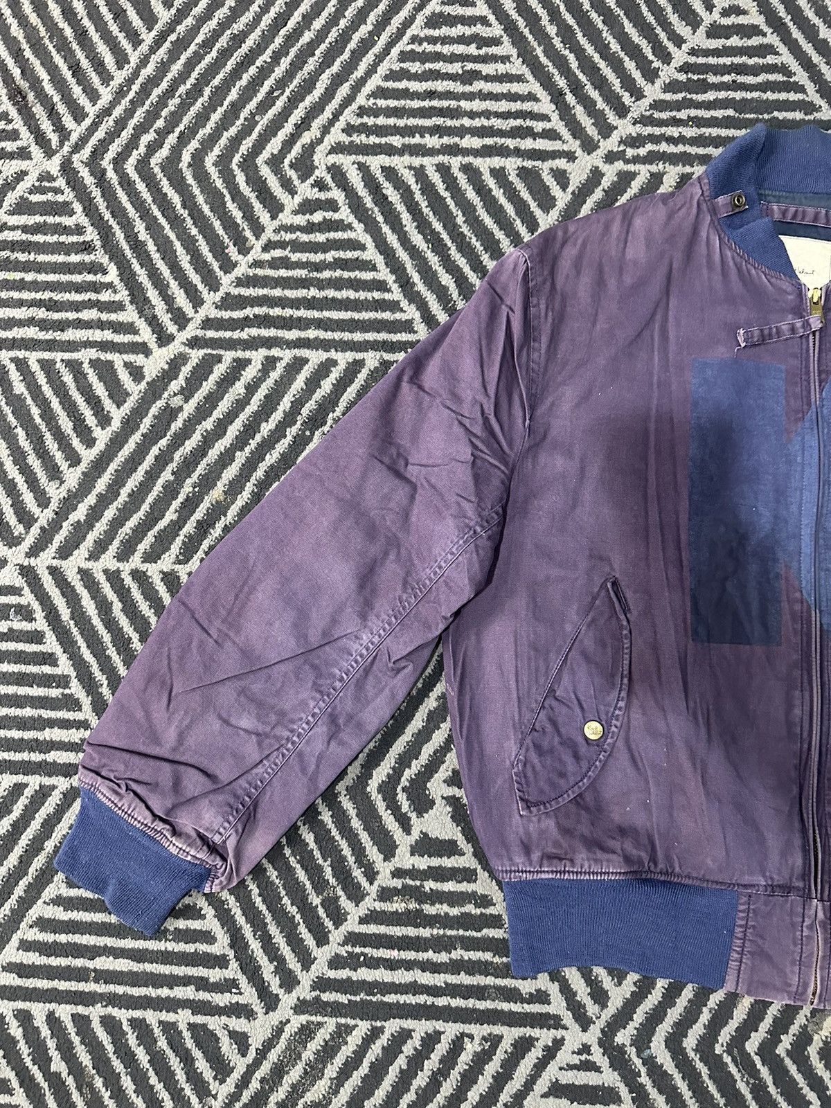 Designer × Karl Helmut × Vintage Vintage KARL HELMUT Patches Design Bomber Jacket Size US XL / EU 56 / 4 - 7 Thumbnail