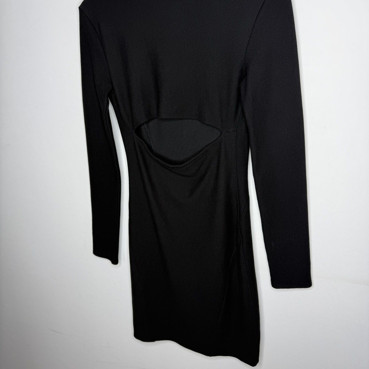 Helmut Lang Helmut Lang ladies avant-gard dress black Size L / US 10 / IT 46 - 9 Thumbnail