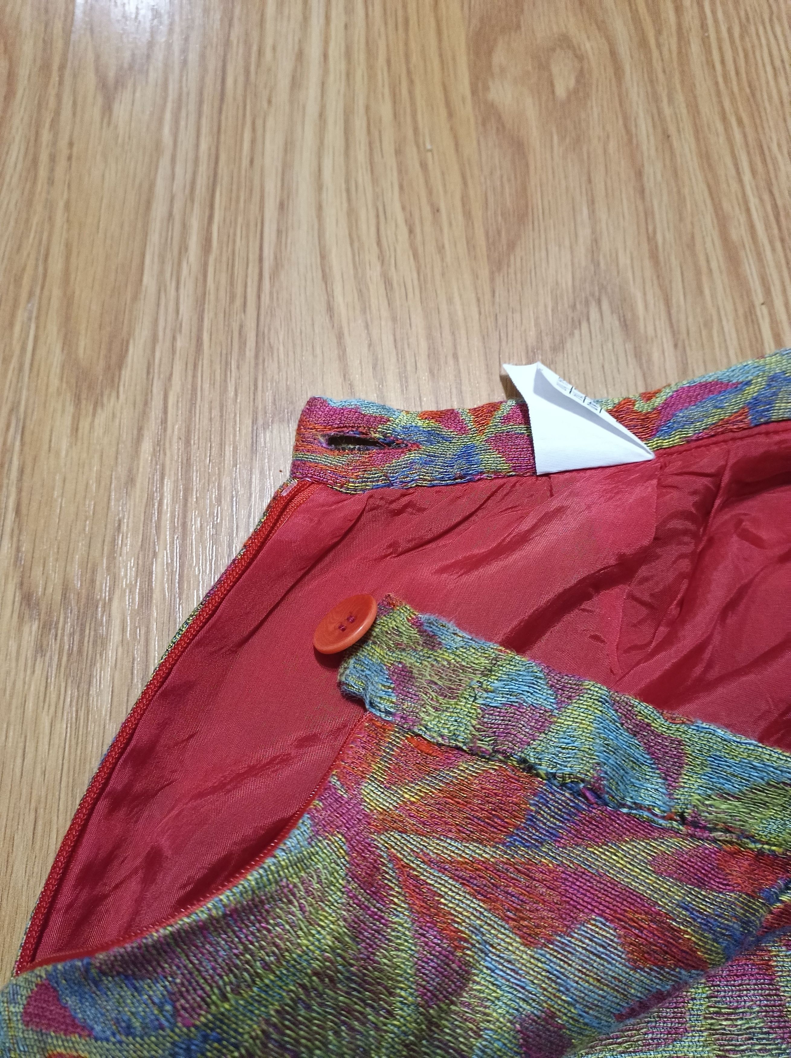Missoni × Vintage MISSONI Donna Floral Print Linen Blend Skirt Suit IT44 Size M / US 6-8 / IT 42-44 - 10 Thumbnail