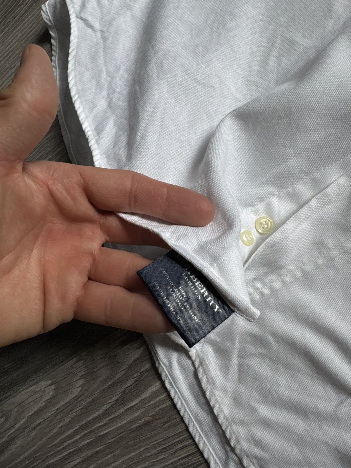 Burberry Burberry White Checkered Shirt Size US L / EU 52-54 / 3 - 5 Thumbnail