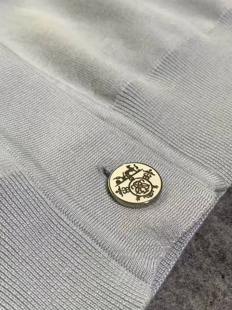 Hermes Hermes Cashmere Knit Cardigan Jacket Size XXS / US 00 / IT 34 - 2 Thumbnail