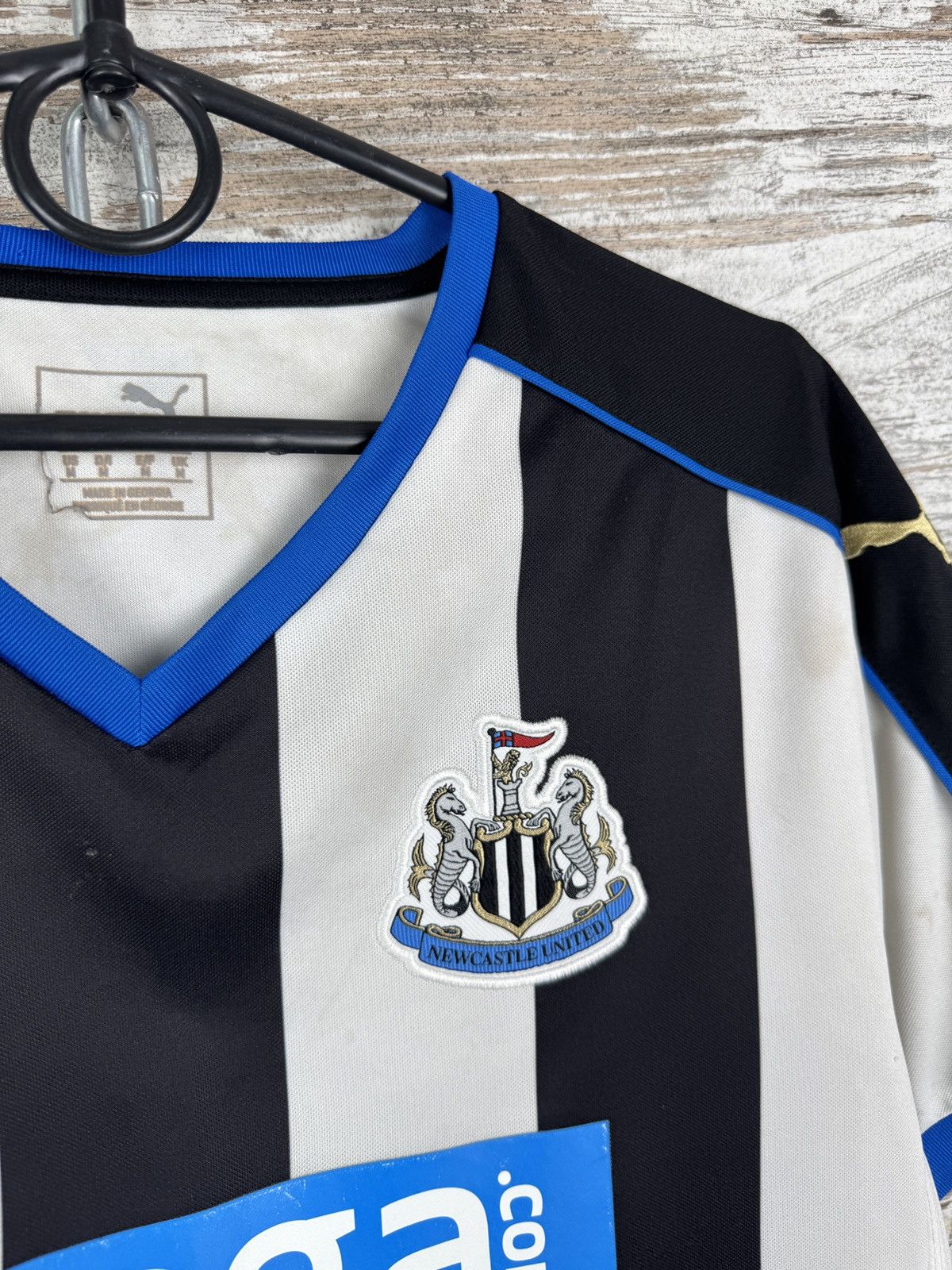 Puma × Vintage Mens Vintage Puma Newcastle United FC T-shirt soccer jersey Size US M / EU 48-50 / 2 - 8 Thumbnail
