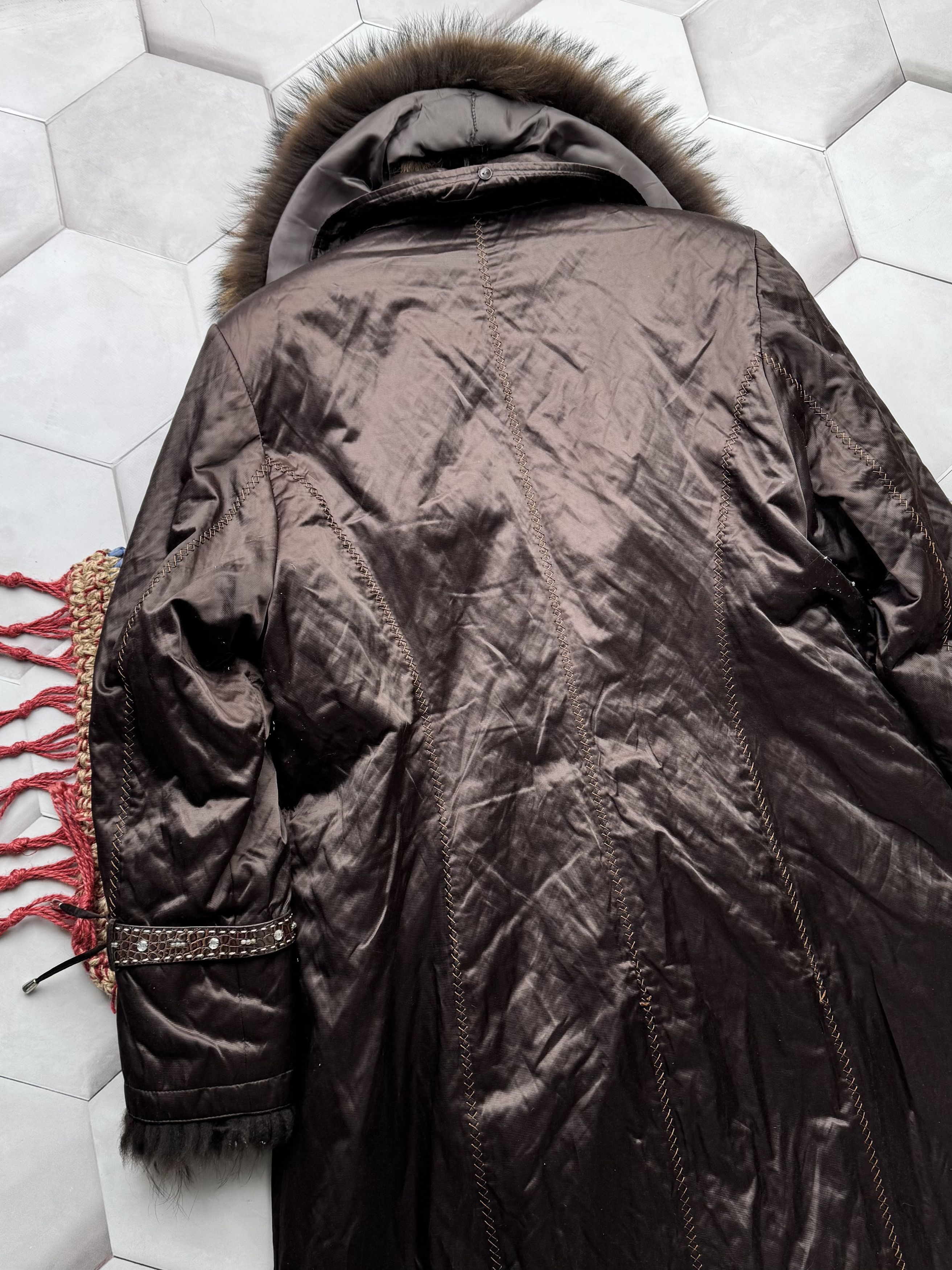 Vintage Vintage Coat With Real Fur Details (E4) Size L / US 10 / IT 46 - 11 Thumbnail