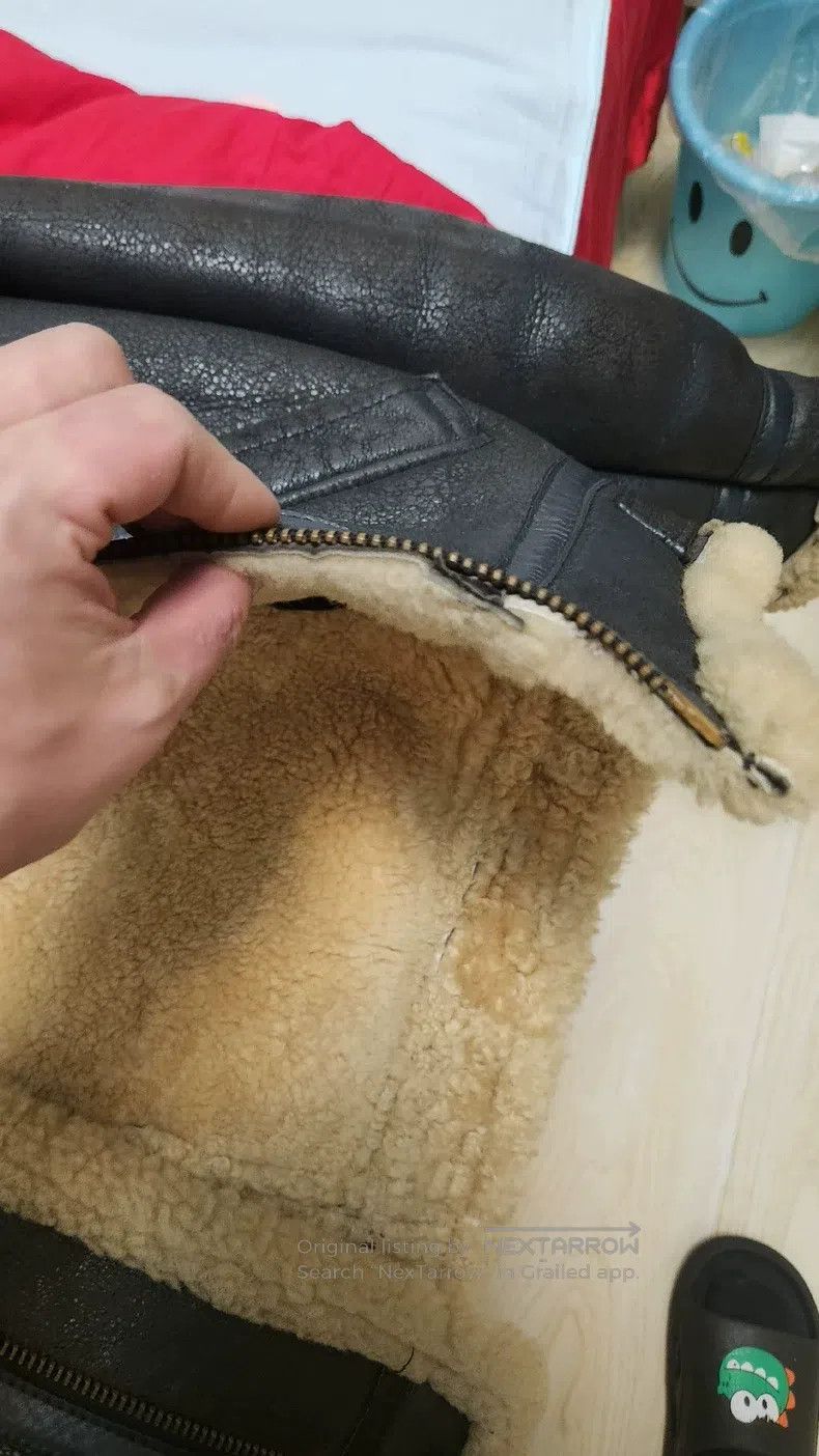 Schott Schott Fur is integrated into the leather coat Size US XXL / EU 58 / 5 - 5 Thumbnail