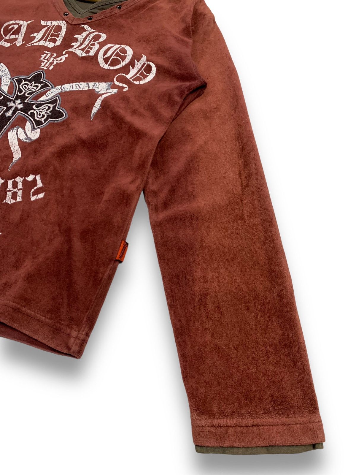 If Six Was Nine Japanese Brand Badboy Cross Printed Long Sleeve Punk T-shirt Size US S / EU 44-46 / 1 - 10 Thumbnail
